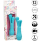 Gia Triple Teaser Rechargeable Waterproof Silicone Vibrator By CalExotics - Blue