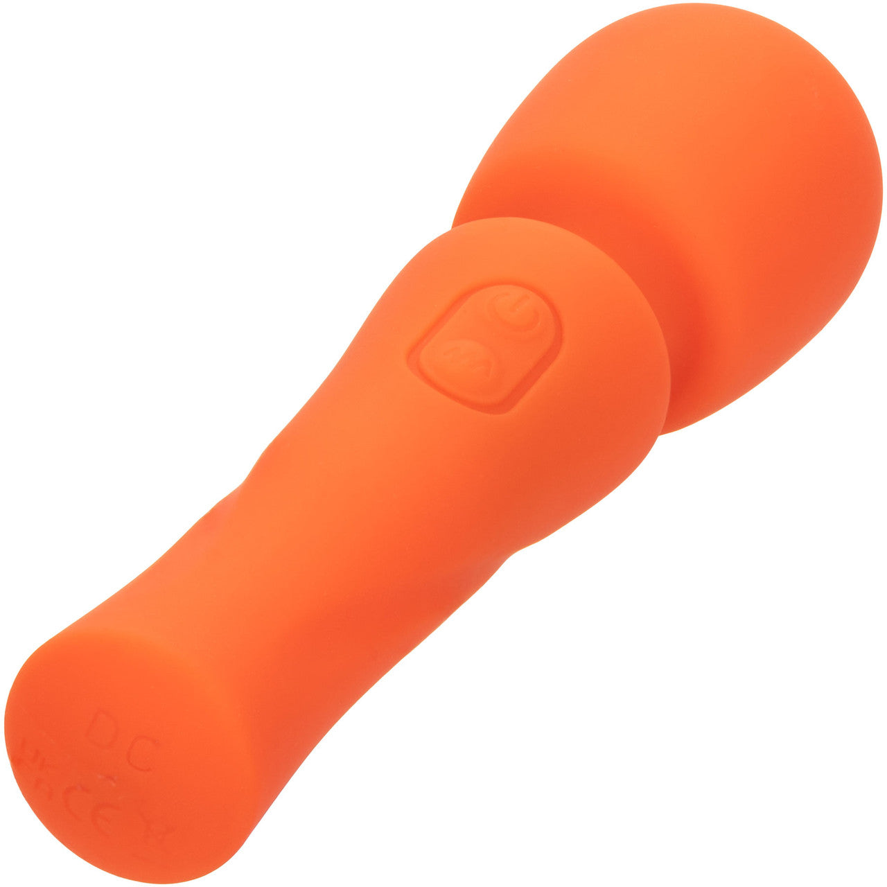 Stella Liquid Silicone Mini Massager Rechargeable Waterproof Wand Style Vibrator By CalExotics - Orange