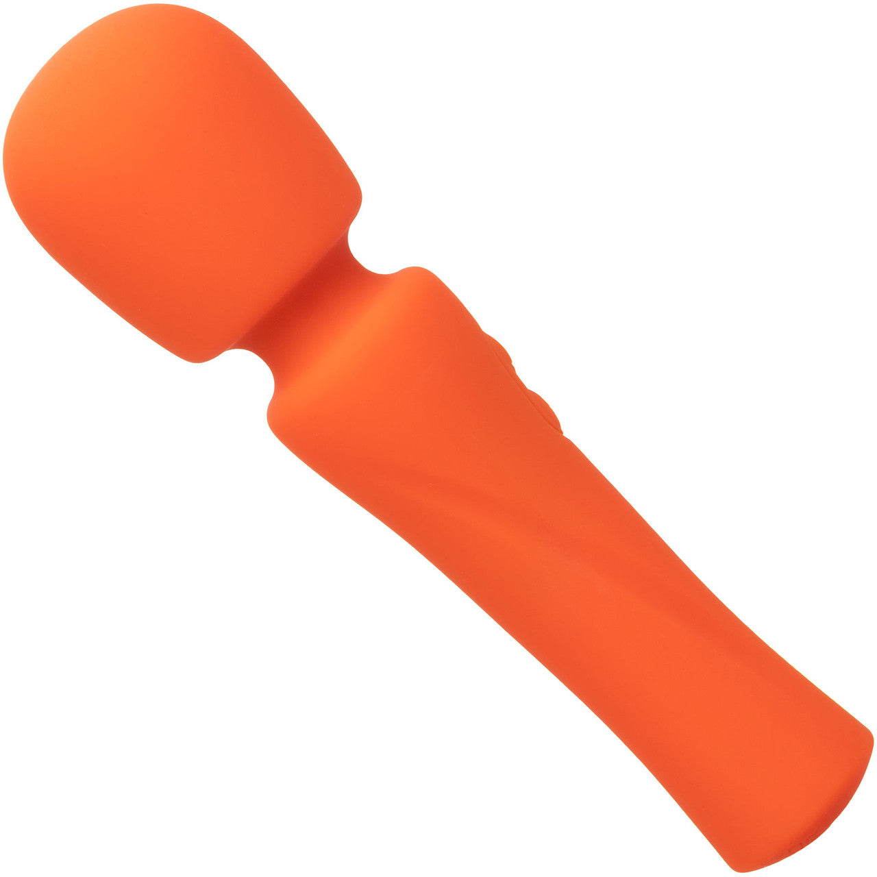 Stella Liquid Silicone Mini Massager Rechargeable Waterproof Wand Style Vibrator By CalExotics - Orange