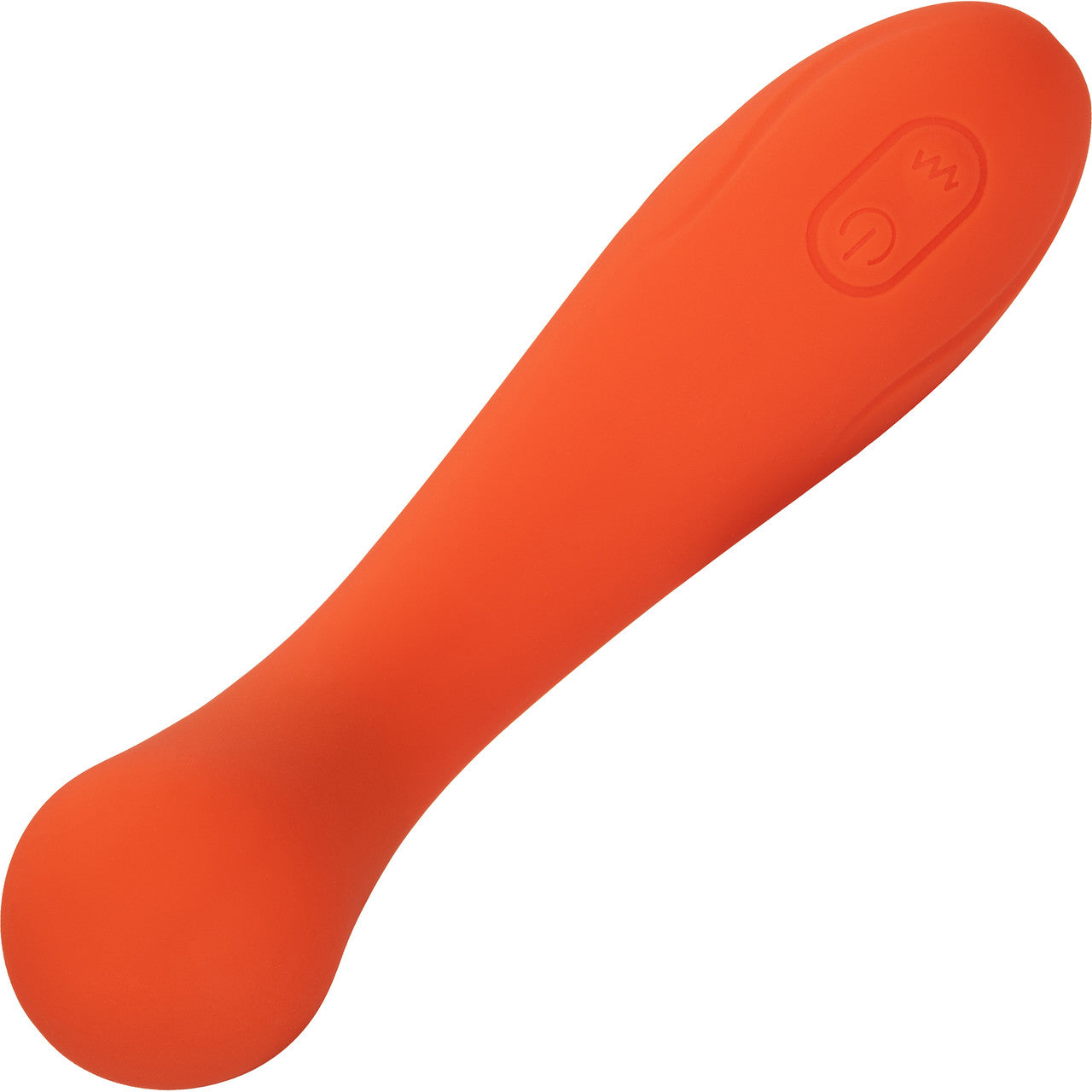 Stella Liquid Silicone G-Wand Waterproof Rechargeable G-Spot Vibrator By CalExotics - Orange