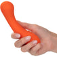 Stella Liquid Silicone G-Wand Waterproof Rechargeable G-Spot Vibrator By CalExotics - Orange