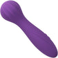 Stella Liquid Silicone "O" Wand Rechargeable Waterproof Wand Style Vibrator By CalExotics - Purple