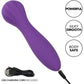 Stella Liquid Silicone "O" Wand Rechargeable Waterproof Wand Style Vibrator By CalExotics - Purple