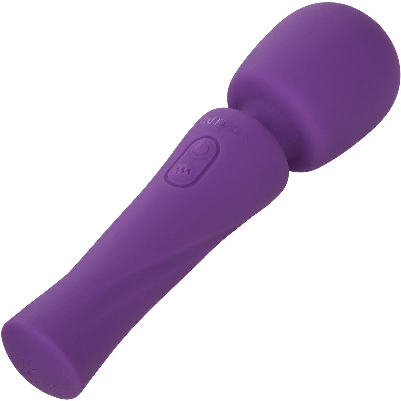 Stella Liquid Silicone Massager Rechargeable Wand Style Vibrator By CalExotics - Purple