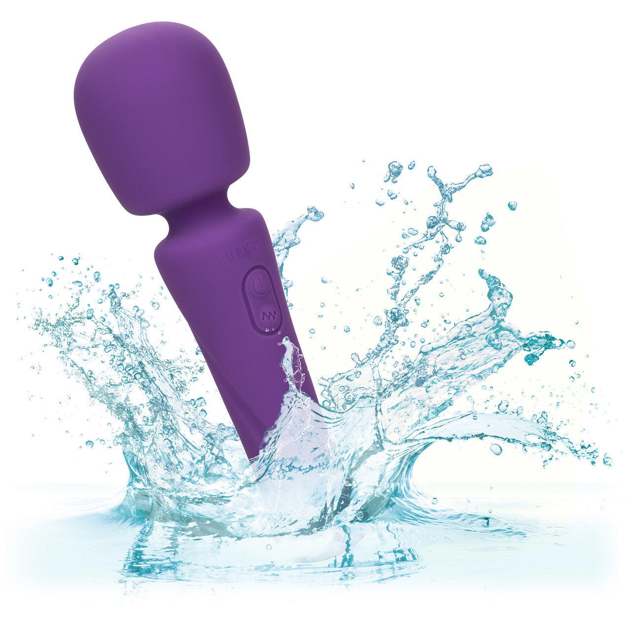 Stella Liquid Silicone Massager Rechargeable Wand Style Vibrator By CalExotics - Purple