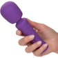 Stella Liquid Silicone Massager Rechargeable Wand Style Vibrator By CalExotics - Purple