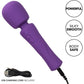 Stella Liquid Silicone Massager Rechargeable Wand Style Vibrator By CalExotics - Purple