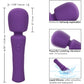 Stella Liquid Silicone Massager Rechargeable Wand Style Vibrator By CalExotics - Purple