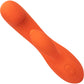 Stella Liquid Silicone Dual "G" Rechargeable Dual Stimulation Vibrator By CalExotics - Orange