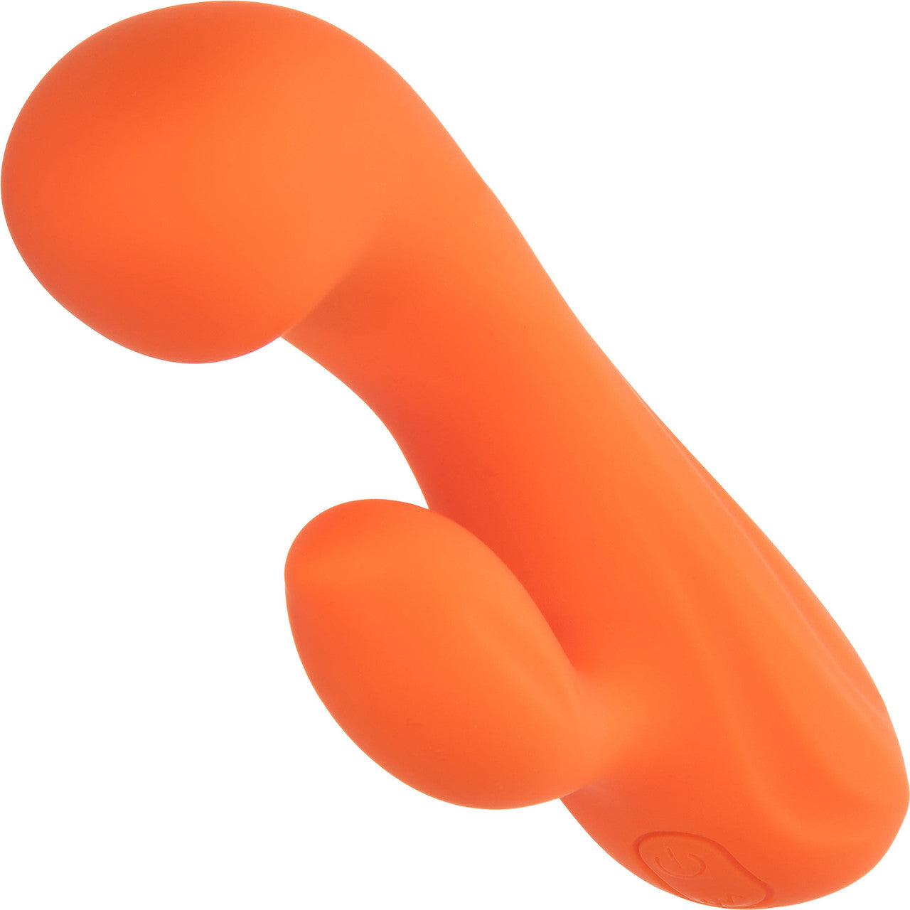 Stella Liquid Silicone Dual "G" Rechargeable Dual Stimulation Vibrator By CalExotics - Orange