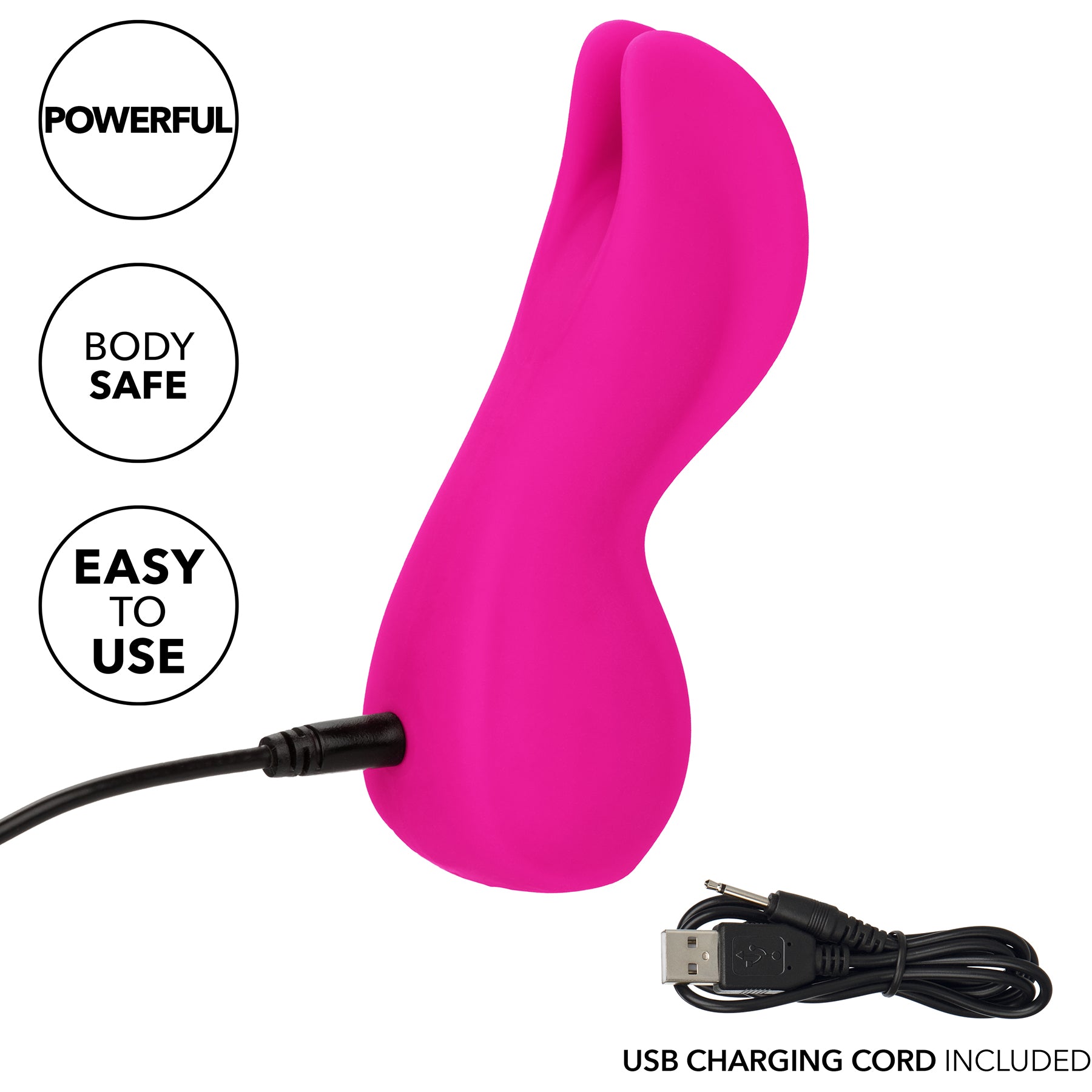 Cascade Flutter Rechargeable Silicone Vibrator By CalExotics