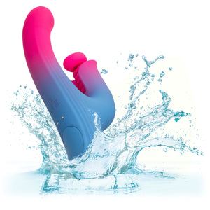 Elation™ Rechargeable Silicone Thrusting Dual Stimulator By CalExotics