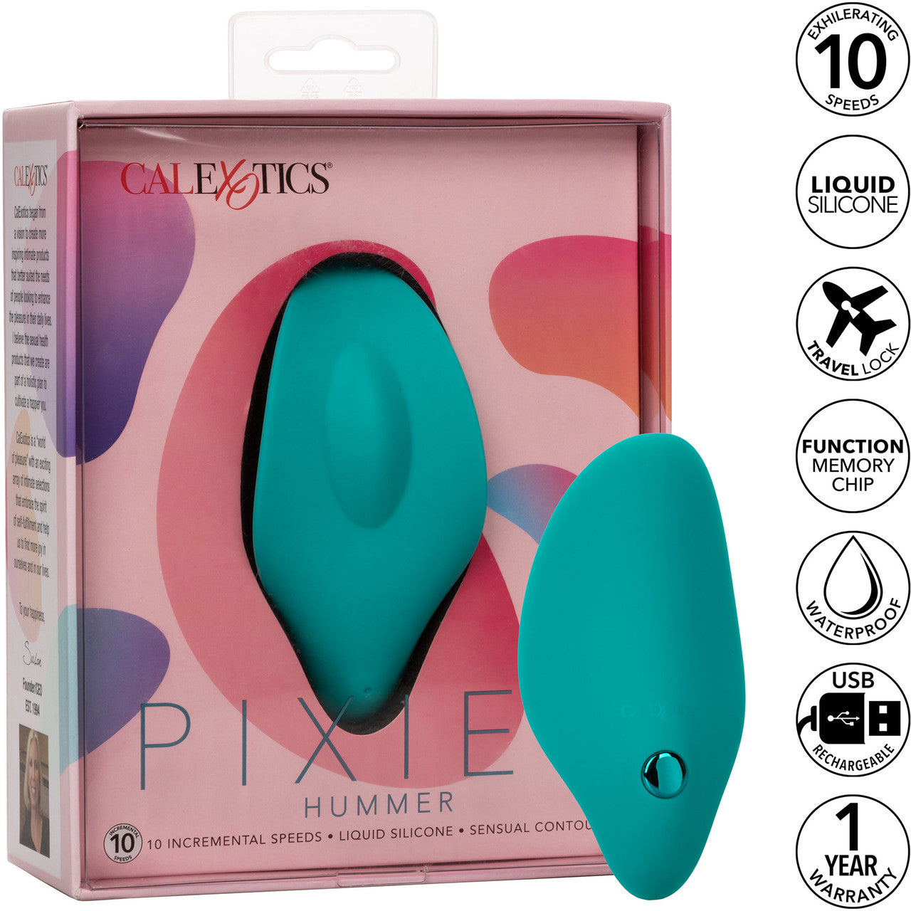 Pixies Hummer Rechargeable Silicone Finger Vibrator By CalExotics