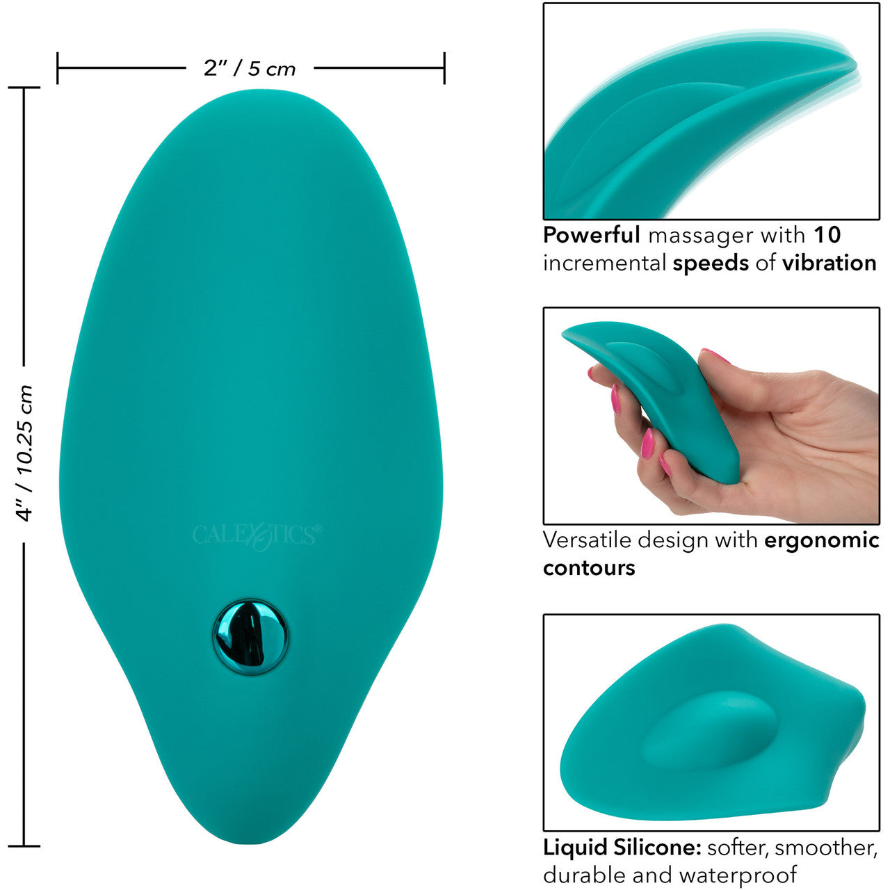 Pixies Hummer Rechargeable Silicone Finger Vibrator By CalExotics