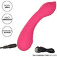 Liquid Silicone Pixies Teaser Rechargeable Waterproof Vibrator By CalExotics - Pink