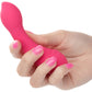 Liquid Silicone Pixies Teaser Rechargeable Waterproof Vibrator By CalExotics - Pink