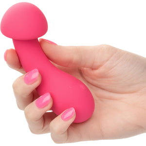 Liquid Silicone Pixies Exciter Rechargeable Waterproof Vibrator By CalExotics - Pink