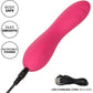 Liquid Silicone Pixies Ripple Rechargeable Waterproof Vibrator By CalExotics - Pink