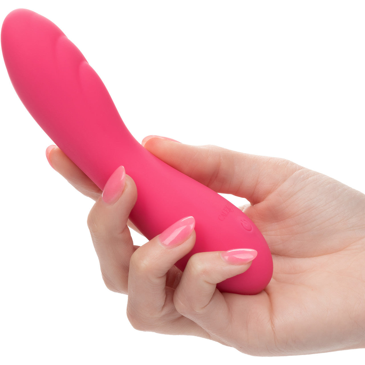 Liquid Silicone Pixies Ripple Rechargeable Waterproof Vibrator By CalExotics - Pink