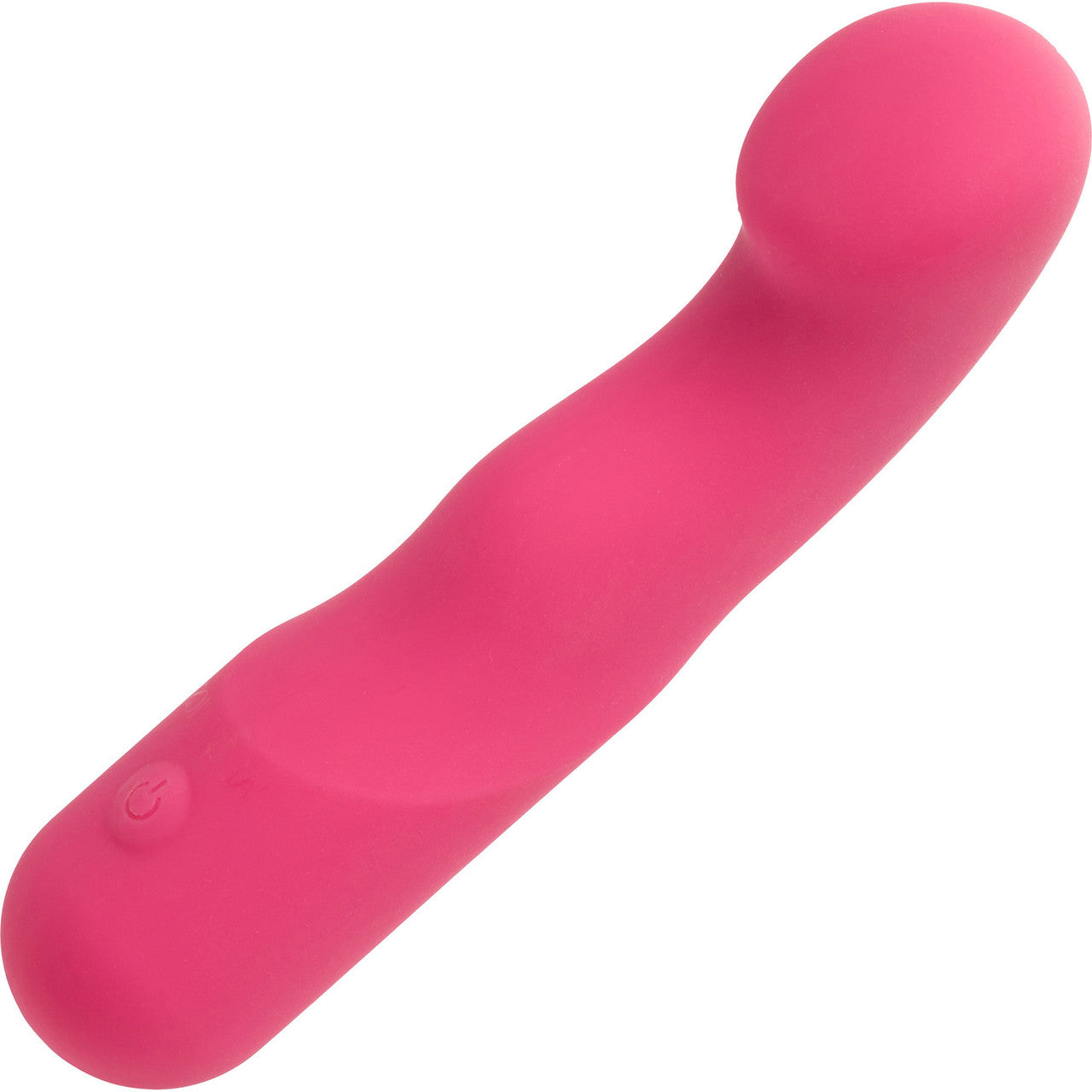 Liquid Silicone Pixies Curvy Rechargeable Waterproof Vibrator By CalExotics - Pink