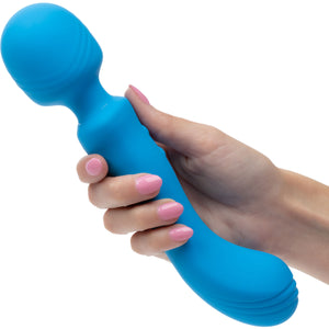 Rumbler Rumble Wand Rechargeable Silicone Double Ended Vibrator