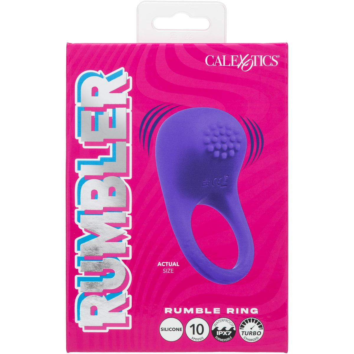 Rumbler Rumble Ring Rechargeable Silicone Vibrating Cock Ring