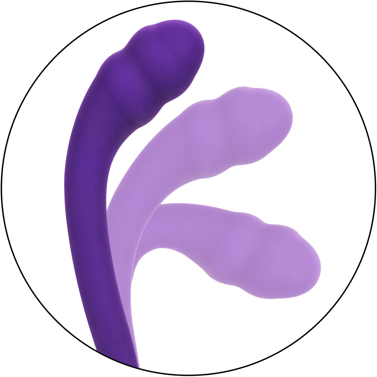 Pretty Little Wands Charmer Rechargeable Silicone Flexible Vibrator By CalExotics - Purple