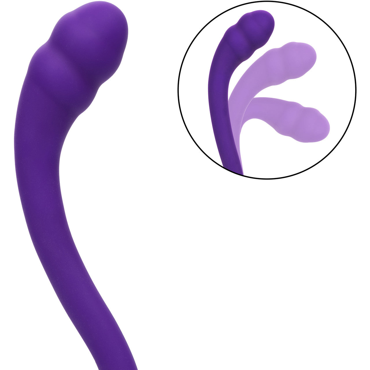 Pretty Little Wands Charmer Rechargeable Silicone Flexible Vibrator By CalExotics - Purple