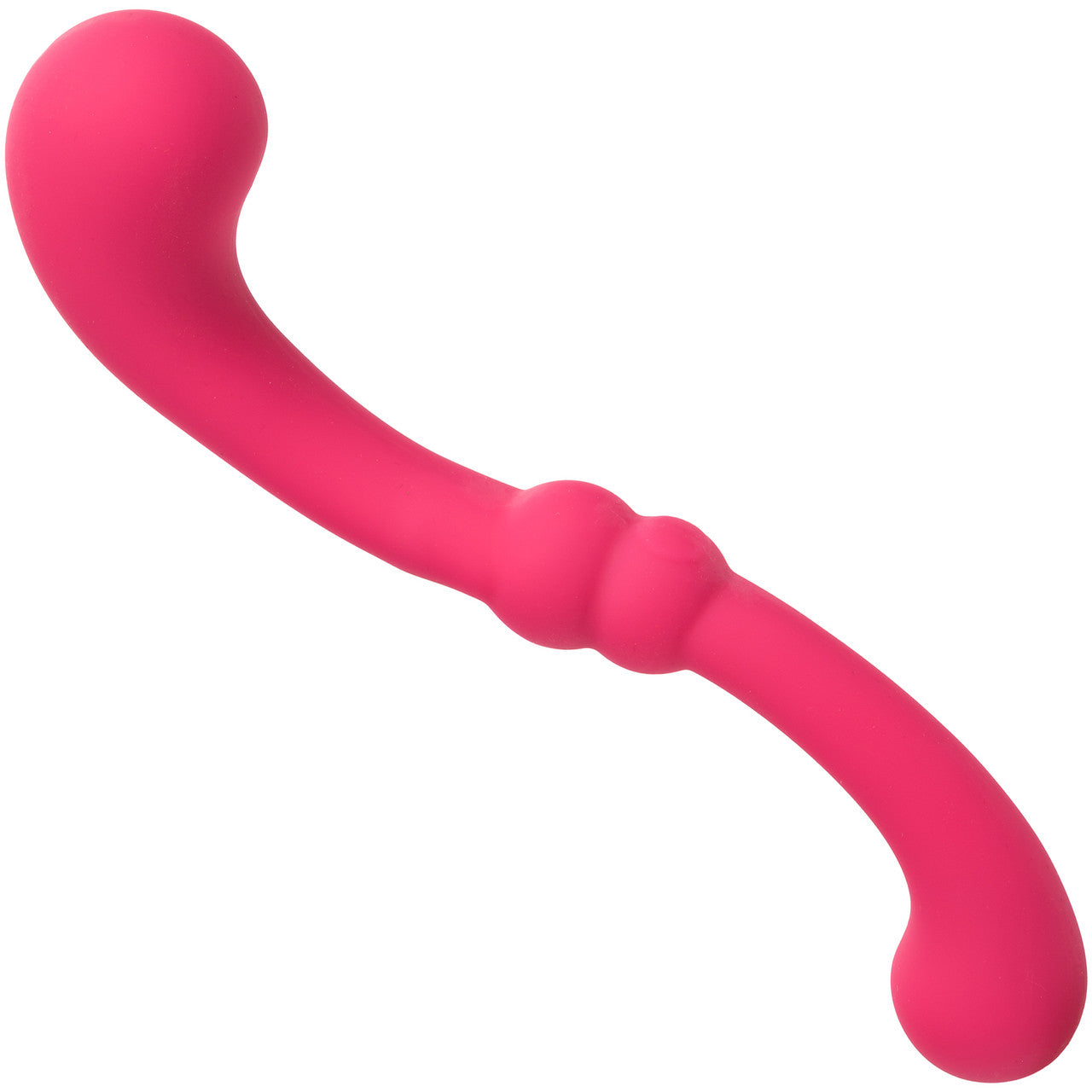 Pretty Little Wands Curvy Rechargeable Silicone Flexible Vibrator By CalExotics - Pink