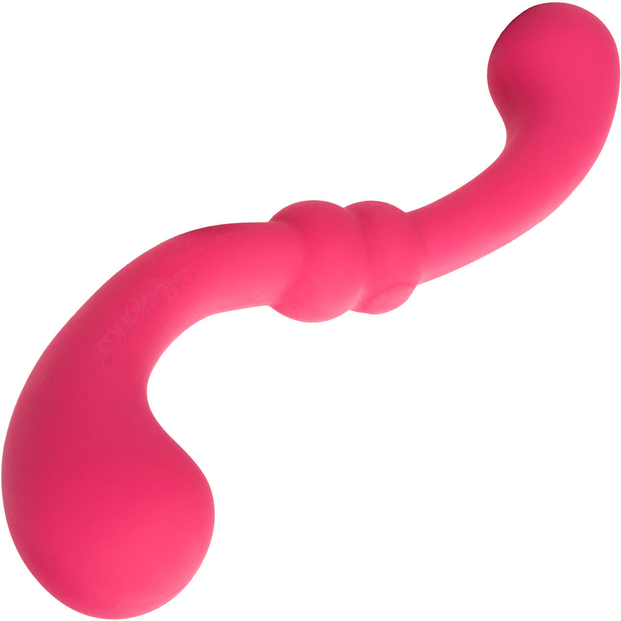 Pretty Little Wands Curvy Rechargeable Silicone Flexible Vibrator By CalExotics - Pink