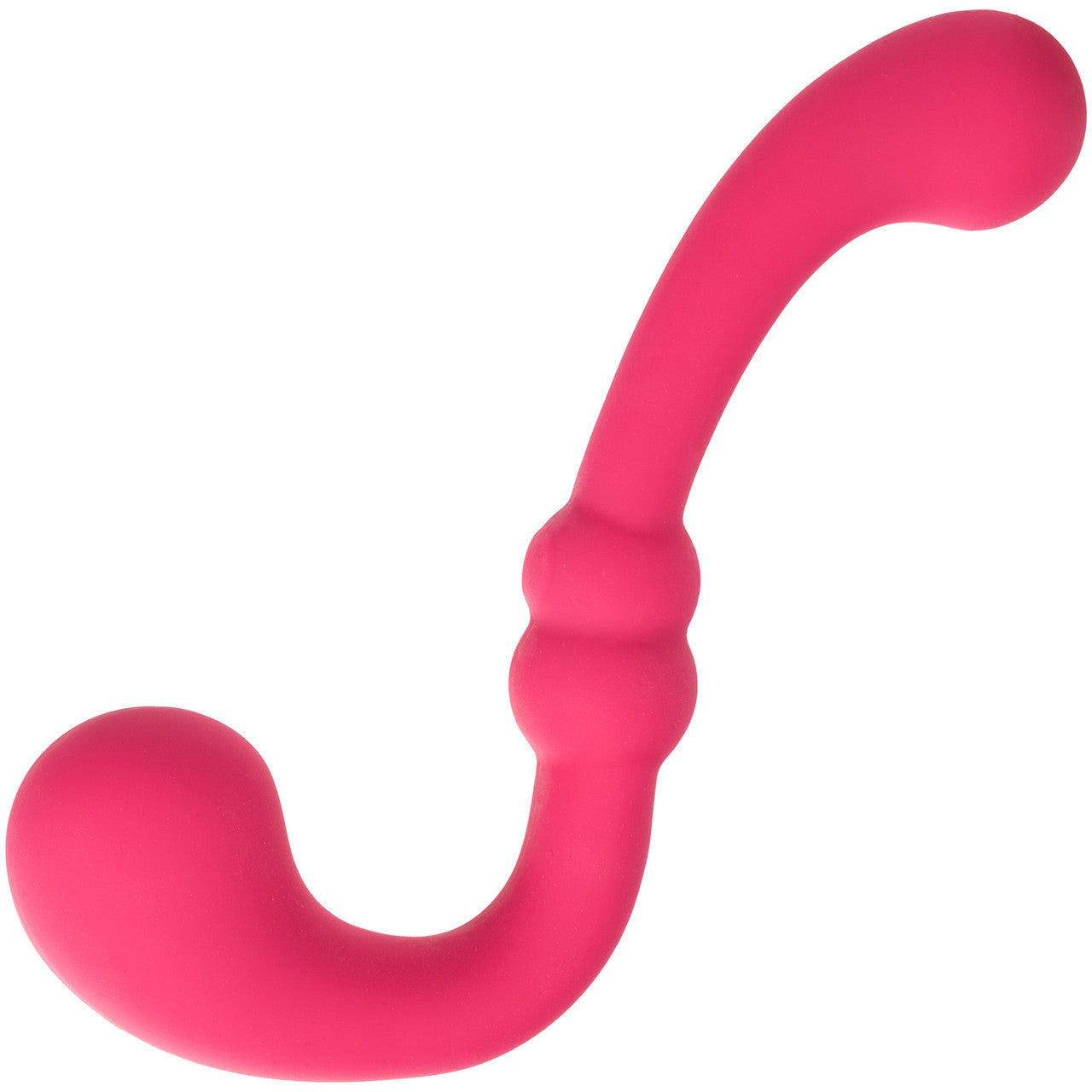 Pretty Little Wands Curvy Rechargeable Silicone Flexible Vibrator By CalExotics - Pink