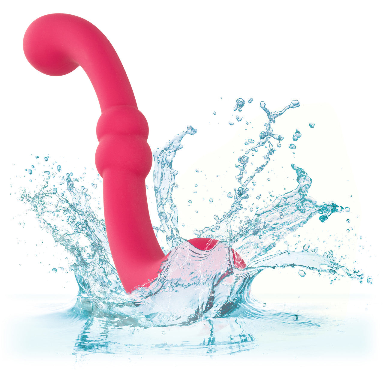 Pretty Little Wands Curvy Rechargeable Silicone Flexible Vibrator By CalExotics - Pink