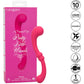 Pretty Little Wands Curvy Rechargeable Silicone Flexible Vibrator By CalExotics - Pink