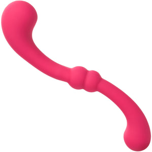 Pretty Little Wands Curvy Rechargeable Silicone Flexible Vibrator By CalExotics - Pink