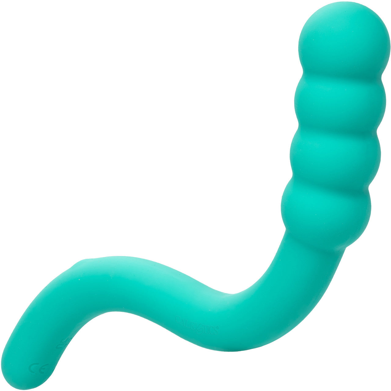 Pretty Little Wands Bubbly Rechargeable Silicone Flexible Vibrator By CalExotics - Aqua