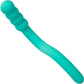 Pretty Little Wands Bubbly Rechargeable Silicone Flexible Vibrator By CalExotics - Aqua