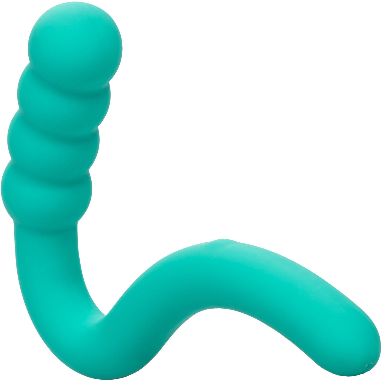 Pretty Little Wands Bubbly Rechargeable Silicone Flexible Vibrator By CalExotics - Aqua