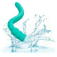 Pretty Little Wands Bubbly Rechargeable Silicone Flexible Vibrator By CalExotics - Aqua