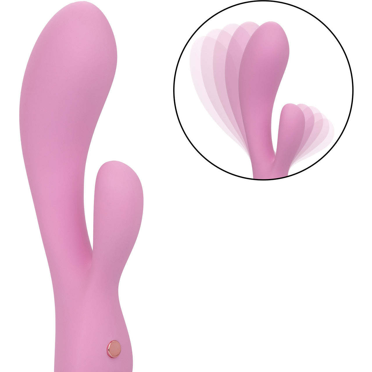 Contour Zoie Silicone Waterproof Rechargeable Rabbit Style Vibrator By CalExotics