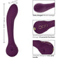 Obsession Passion Rechargeable Waterproof Silicone G-Spot Vibrator By CalExotics - Purple