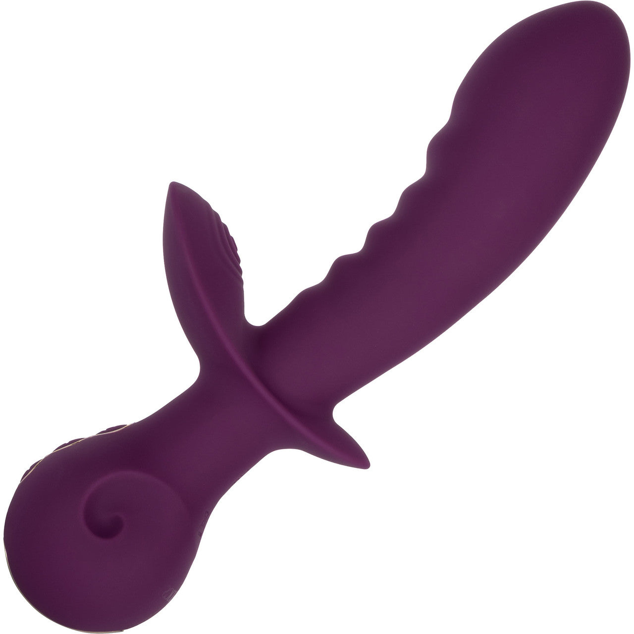 Obsession Lover Rechargeable Waterproof Silicone Dual Stimulation Vibrator By CalExotics - Purple