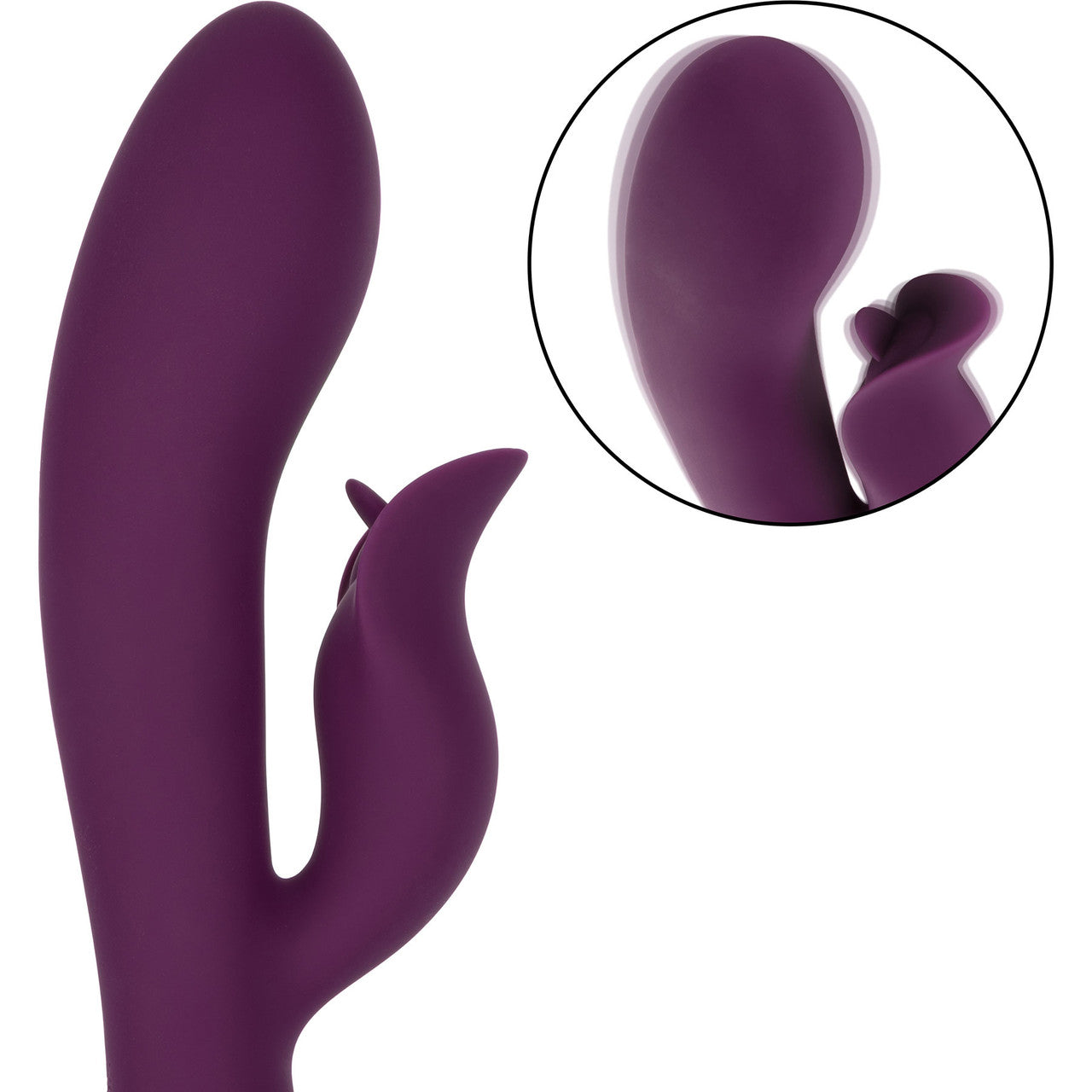 Obsession Fantasy Rechargeable Waterproof Silicone Rabbit Vibrator By CalExotics - Purple