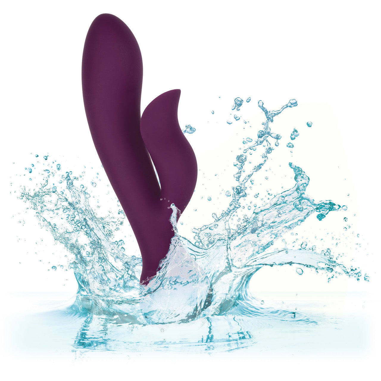 Obsession Fantasy Rechargeable Waterproof Silicone Rabbit Vibrator By CalExotics - Purple