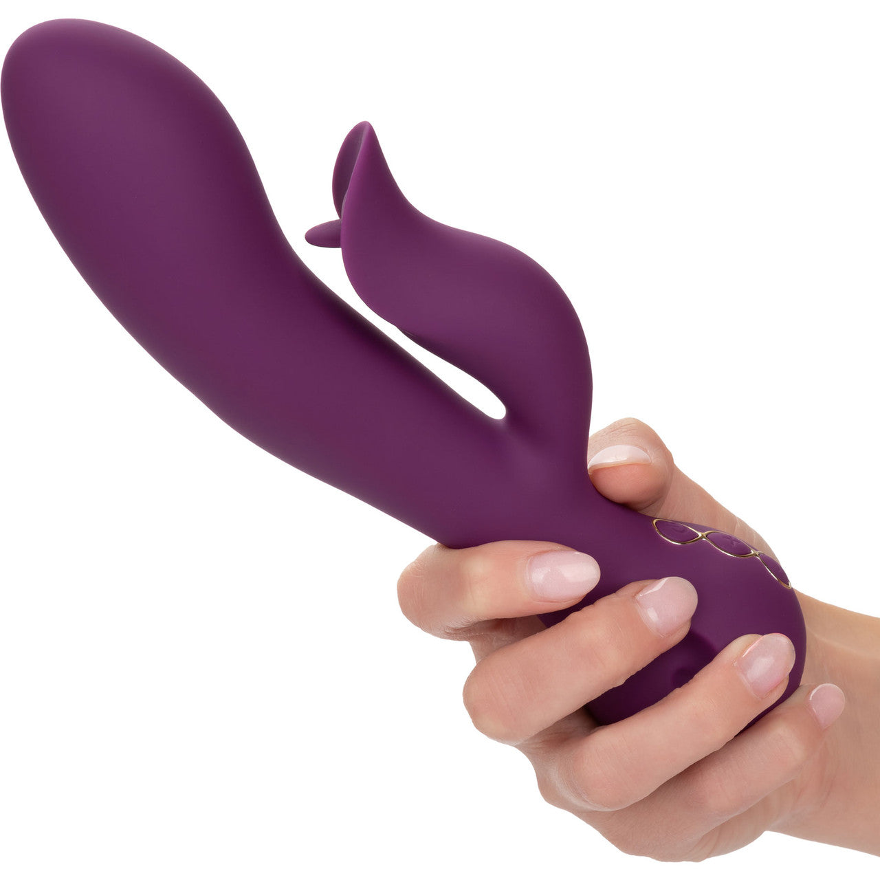 Obsession Fantasy Rechargeable Waterproof Silicone Rabbit Vibrator By CalExotics - Purple