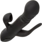 III Triple Euphoria Silicone Triple Stimulation Thrusting Vibrator With Clitoral Suction By CalExotics - Black