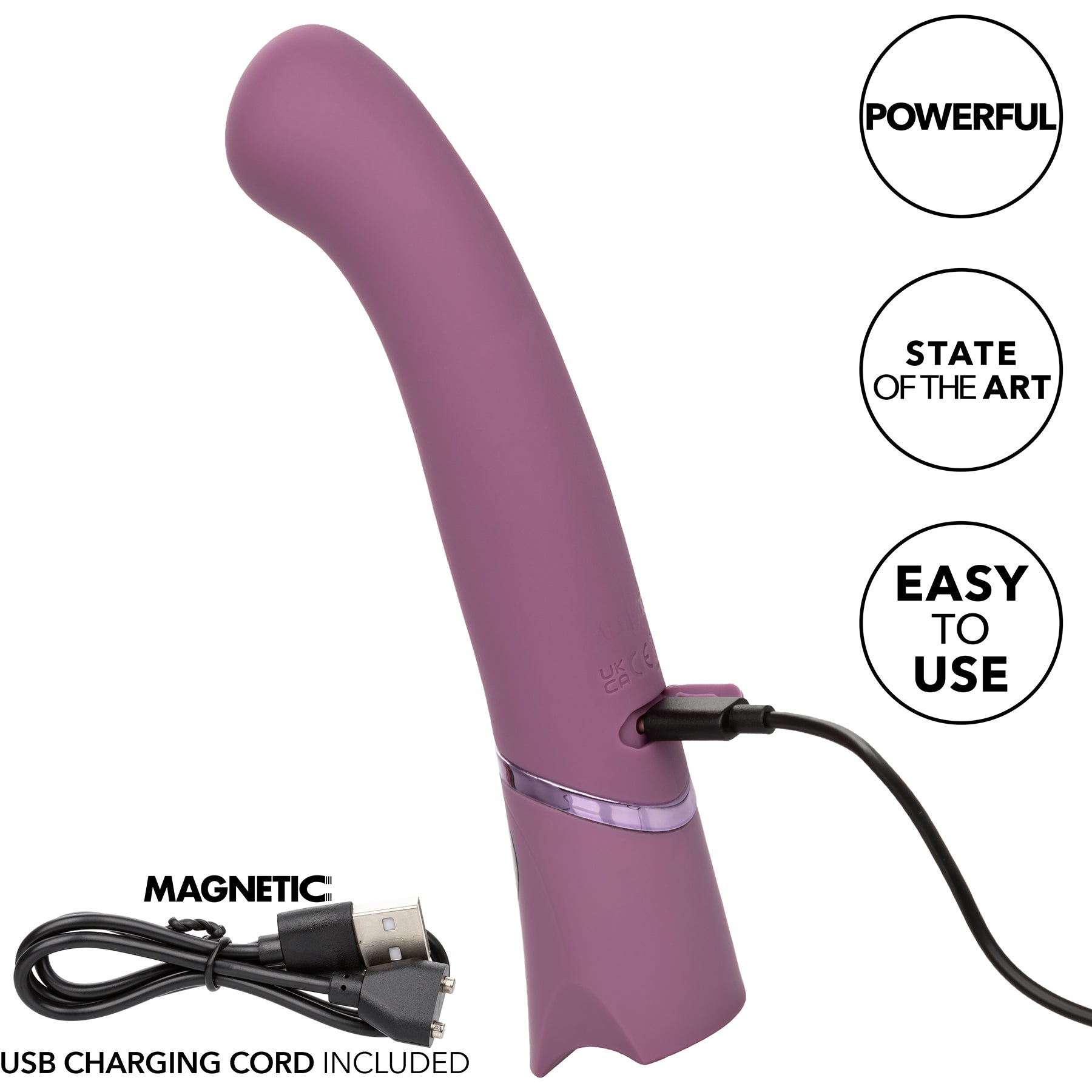 Orgasmatron Digital G-Wand Rechargeable Waterproof Silicone G-Spot Massager