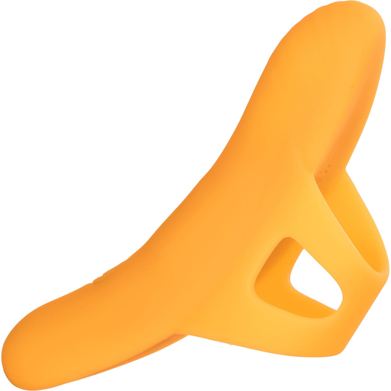 Neon Vibes - The Pleasure Vibe Rechargeable Waterproof Silicone Finger Vibrator By CalExotics - Orange