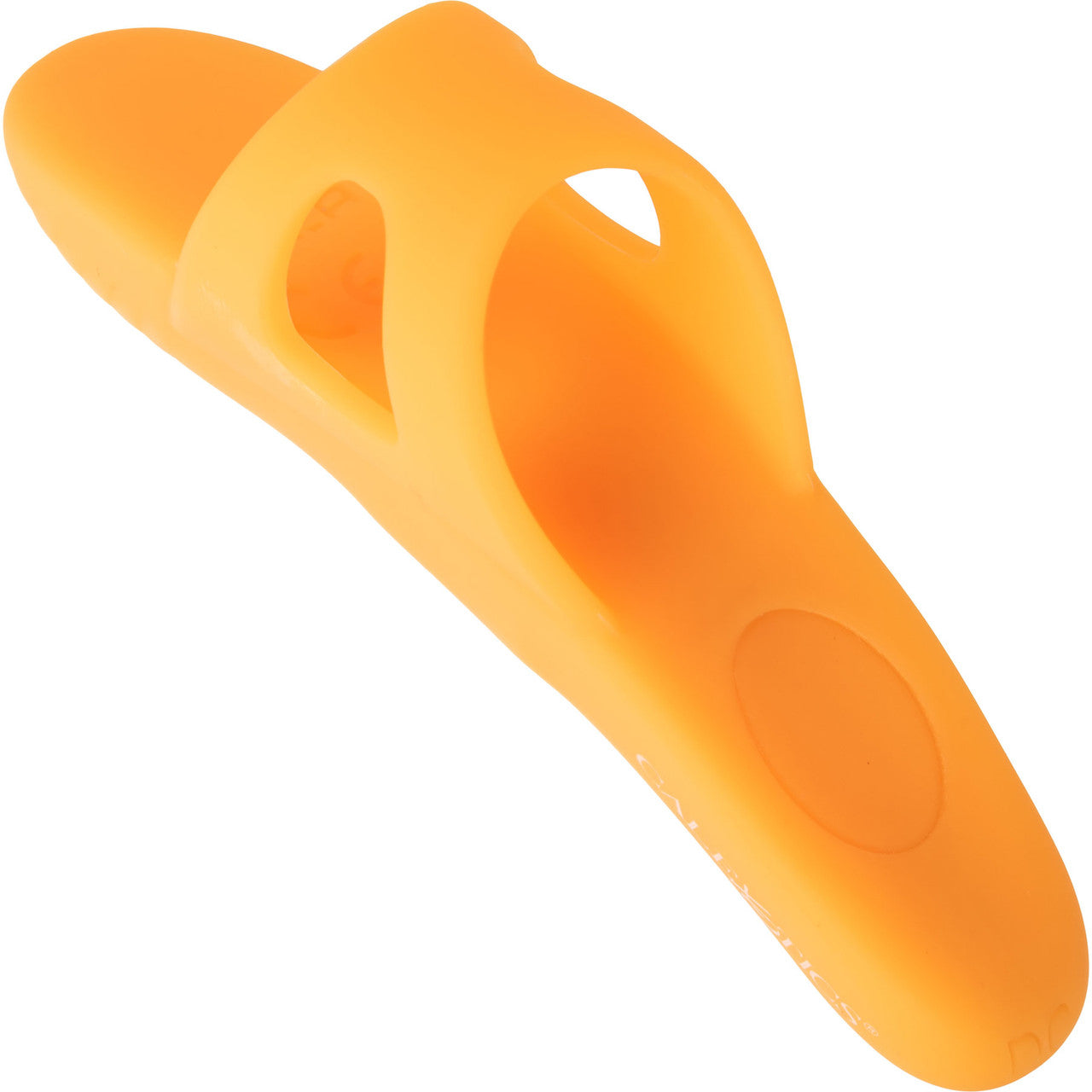 Neon Vibes - The Pleasure Vibe Rechargeable Waterproof Silicone Finger Vibrator By CalExotics - Orange