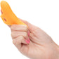 Neon Vibes - The Pleasure Vibe Rechargeable Waterproof Silicone Finger Vibrator By CalExotics - Orange