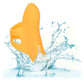 Neon Vibes - The Pleasure Vibe Rechargeable Waterproof Silicone Finger Vibrator By CalExotics - Orange